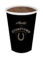 a cup of alaska stumptown coffee roasters coffee