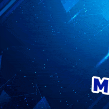 a blue background with the names maria jimenez and me on it