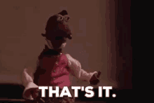 That'S It GIF - Rizzo The Rat Thats It The Muppet GIFs