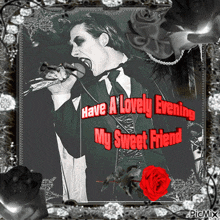 Dave Vanian The Damned GIF - Dave Vanian The Damned Goth GIFs