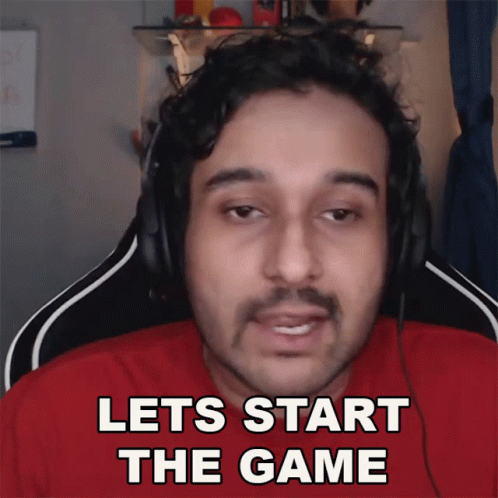 Lets Start The Game Sahil Shah GIF - Lets Start The Game Sahil Shah Lets  Begin The Game - Discover & Share GIFs