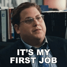 It'S My First Job Peter Brand GIF - It'S My First Job Peter Brand Moneyball GIFs