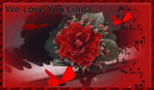 We Love You Linda Love GIF - We Love You Linda Love Roses GIFs