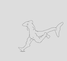 Mascot10 Karish GIF - Mascot10 Karish Shark With Legs GIFs