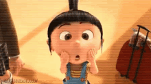 Silly Face Agnes GIF - Silly Face Agnes Gru GIFs