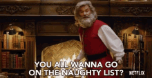 You All Wanna Go On The Naughty List Asking GIF
