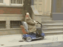 george costanza scooter look back slow