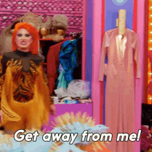 Get Away From Me The Vivienne GIF - Get Away From Me The Vivienne Rupauls Drag Race All Stars GIFs
