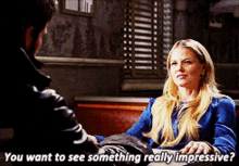 Once Upon A Time Emma Swan GIF - Once Upon A Time Emma Swan You Want To See Something Really Impressive GIFs
