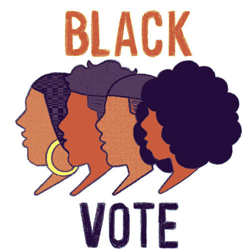 Black Vote Brilliant Relisient Sticker - Black Vote Brilliant Relisient Black Power Stickers