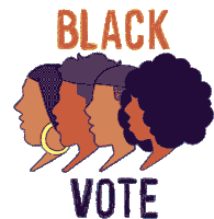 Black Vote Brilliant Relisient Sticker - Black Vote Brilliant Relisient Black Power Stickers