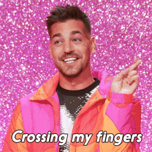 Crossing My Fingers Matt Rogers GIF - Crossing My Fingers Matt Rogers Rupaul’s Drag Race All Stars GIFs