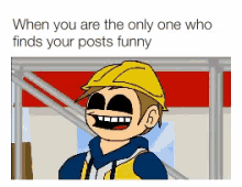 Eddsworld When You Are The Only One Who Finds Your Posts Funny GIF