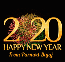 Parmod Happy New Year GIF - Parmod Happy New Year 2020 GIFs