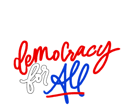 Democracy For All Democracy Sticker - Democracy For All Democracy Equal Stickers
