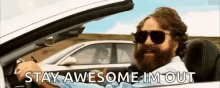 stay awesome im out hangover thumbs up zach galifianakis