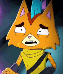 Final Space Little Cato GIF - Final Space Little Cato Hold Up GIFs