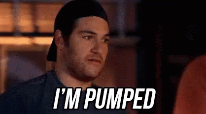 I'M Pumped Up! - Happy Endings GIF