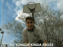My Tongue Kinda Froze I Got Tongue Tied GIF - My Tongue Kinda Froze I Got Tongue Tied I Froze GIFs