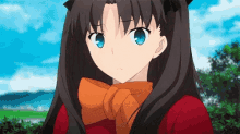 rin tohsaka anime cute tsundere blush