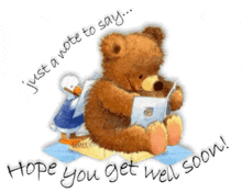 Just A Note To Say Get Well Soon GIF