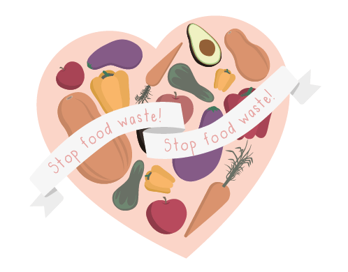 Stop Food Waste Vegetables Sticker - Stop Food Waste Food Waste Vegetables Stickers