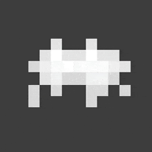 a pixelated image of a cloud on a dark background