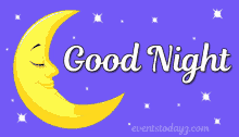 Good Night Moon GIF - Good Night Moon Crescent Moon GIFs