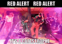Red Alert Basement Jaxx GIF - Red Alert Basement Jaxx Its A Catastrophe GIFs