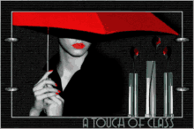 Gina101 A Touch Of Class GIF - Gina101 A Touch Of Class Red Lips GIFs