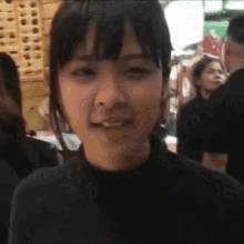 Mobile Bnk48 Squeeze Cheeks GIF