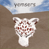 a computer generated image of a leopard with yemsers written on the top