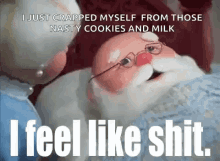 Feel Like Shit Im Sick GIF - Feel Like Shit Im Sick Santa GIFs