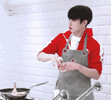 red bts cooking jungkook salt bae