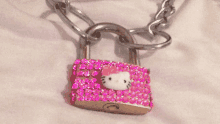 hello kitty padlock locked bling sparkling