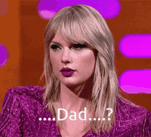 Taylor Swift Taylor Swift Confused GIF - Taylor Swift Taylor Swift Confused Taylor Swift Dad GIFs