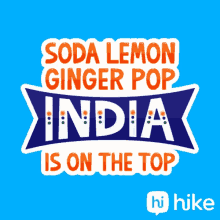 Soda Lemon Ginger Pop India Is On The Top GIF