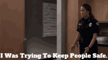 Station19 Andy Herrera GIF - Station19 Andy Herrera I Was Trying To Keep People Safe GIFs