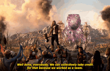 Thor Well Done Everybody GIF - Thor Well Done Everybody We Can Collectively Take Credit For That GIFs