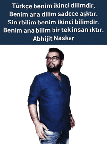 Sinirbilimci şair Abhijit Naskar Abhijit Naskar Türkçe GIF