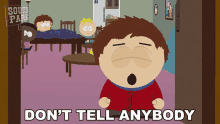 Dont Tell Anybody Clyde Donovan GIF - Dont Tell Anybody Clyde Donovan South Park GIFs