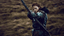 Ygritte With Bow & Arrow GIF