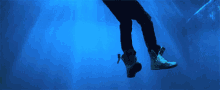 person falling into water gif