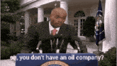 Dave Chappelle Oil Company GIF - Dave Chappelle Oil Company Shut The Fuck Up GIFs