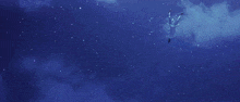 a girl with long white hair and blue eyes is screaming in the dark