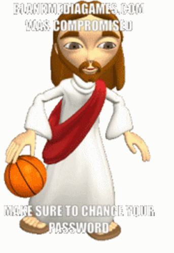 Jesus Basketball Sticker - Jesus Basketball Town Of Salem - Discover &  Share GIFs