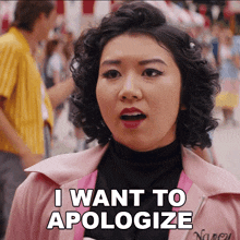 I Want To Apologize Nancy GIF - I Want To Apologize Nancy Grease Rise Of The Pink Ladies GIFs