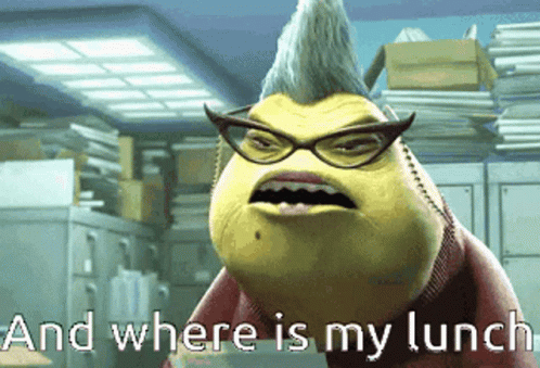 Monsters Inc Where Is My Lunch GIF - Monsters Inc Where Is My Lunch Im  Hungry - Discover & Share GIFs