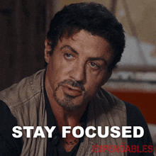 Stay Focused Barney Ross GIF - Stay Focused Barney Ross Sylvester Stallone GIFs