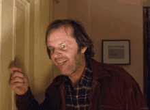 The Shining Jack Nicholson GIF - The Shining Jack Nicholson Knock GIFs